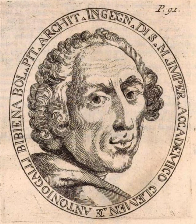 Vite de pittori Bolognesi non descritte nella Felsina pittrice - Ritratto di Antonio Galli da Bibiena